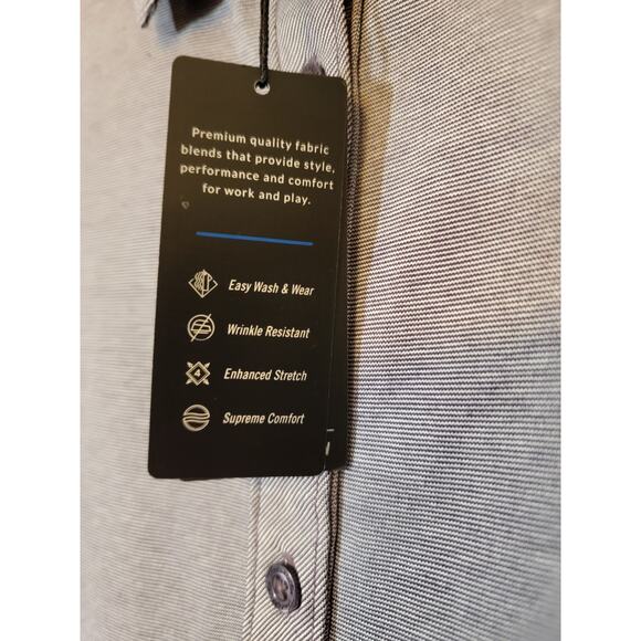 Travis Mathew Polo Shirt Collared Lightweight Short Sleeve Gray Size Medium NWT - Picture 4 of 11